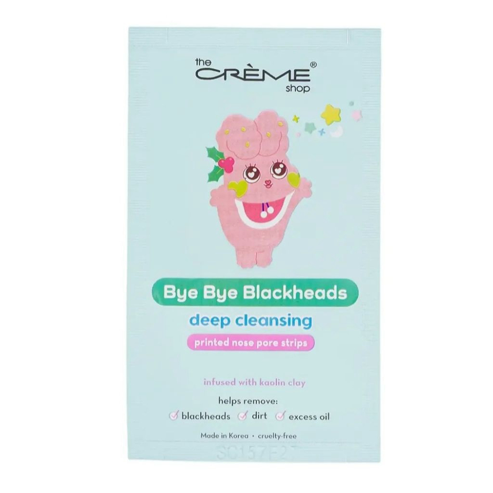 The Crème Shop Bye Bye Blackheads Deep Cleansing Printed Nose Pore Strips 6 Pack